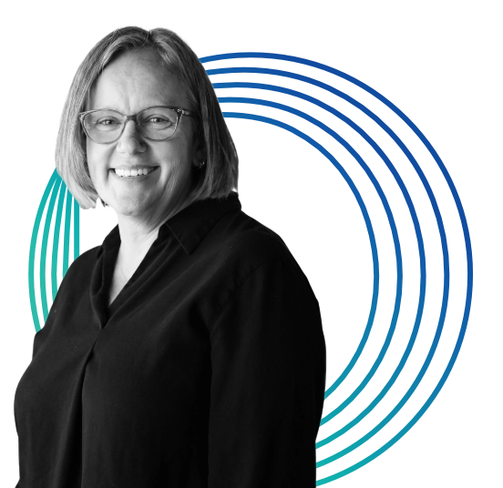 woman smiling on a photo