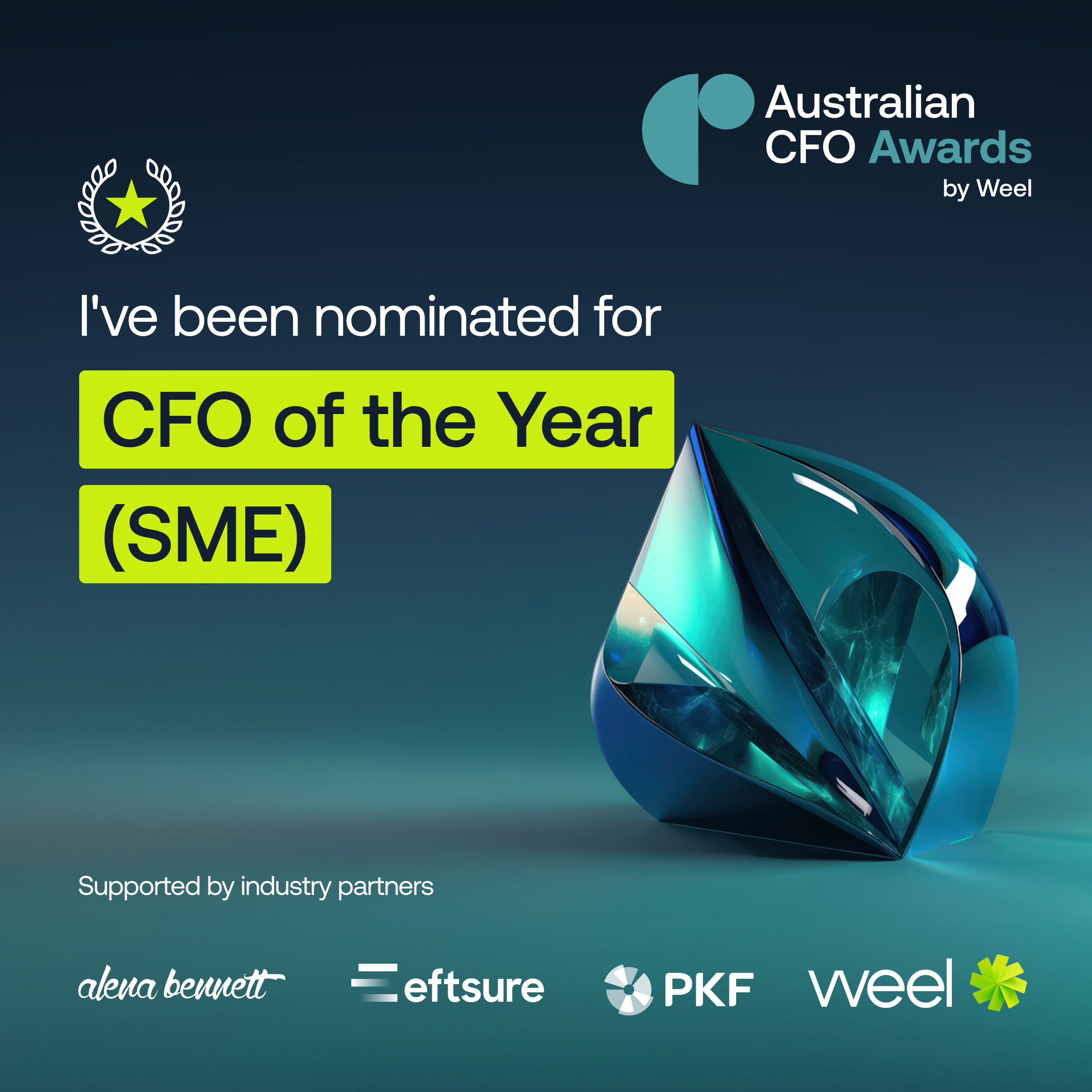Celebrating Excellence: Carly Chant’s Nomination for CFO of the Year (SME) at the Australian CFO Awards